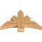 Ekena Millwork Alberta Smooth Timber Gable Bracket, Western Red Cedar, 36"W x 23"H x 3 1/2"D x 5 1/2"F, 15/12 Pitch GBW036X23X0406ALB00SWR - alternate 2